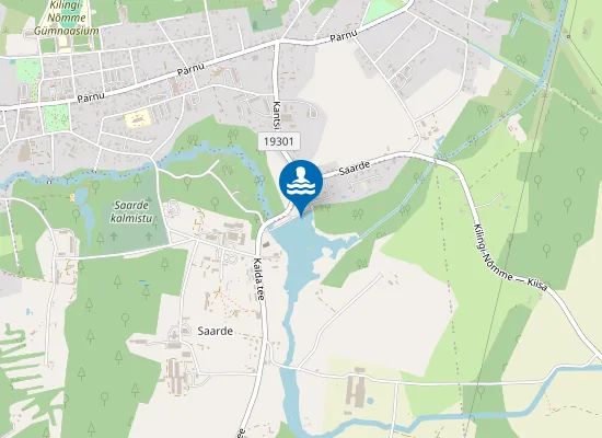 Map of Saarde Paisjärve Ujumiskoht