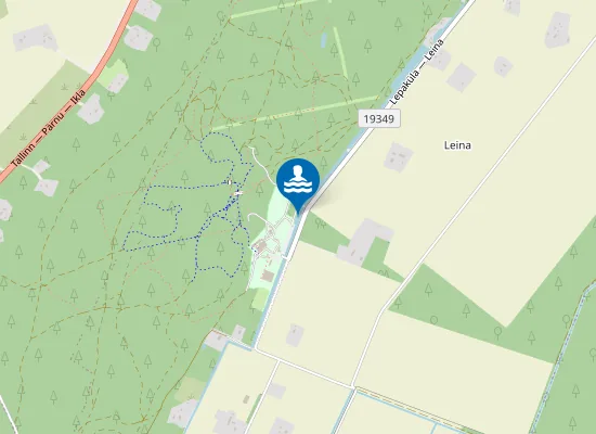 Map of Jõulumäe Tervisekeskuse Ujumiskoht