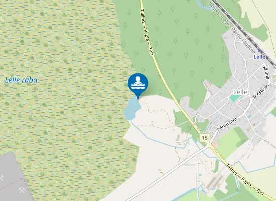 Map of Imsi Järve Supelrand