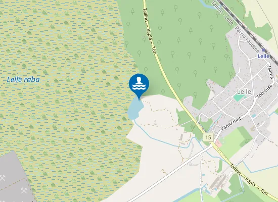 Map of Imsi järve ujumiskoht