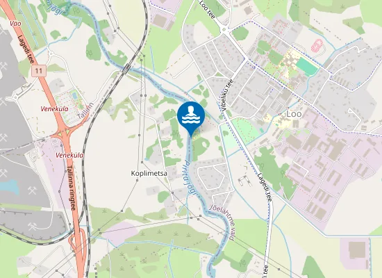 Map of Loo ujumiskoht