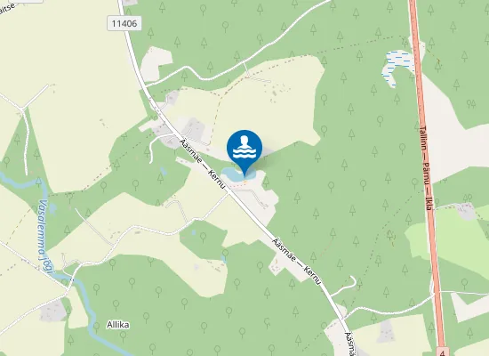 Map of Härgesoo Tiigi Ujumiskoht