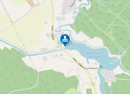 Map of Kaunissaare Supelrand