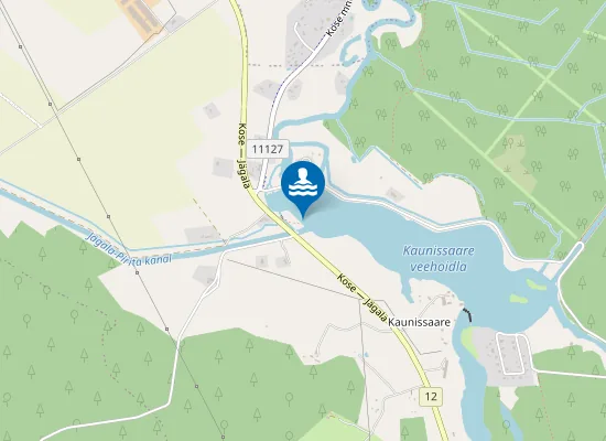 Map of Kaunissaare Ujumiskoht
