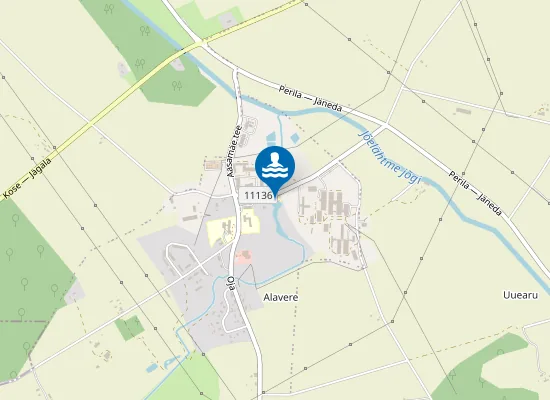 Map of Alavere Ujumiskoht