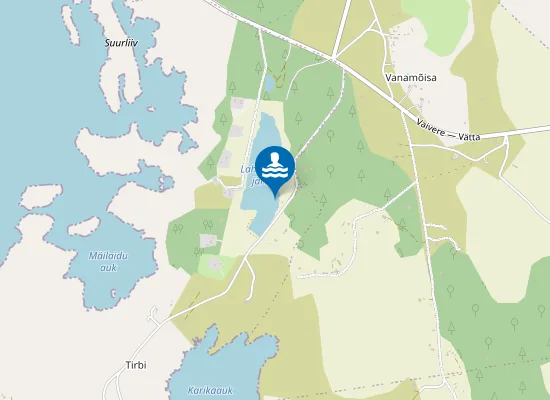 Map of Tirbi Ujumiskoht