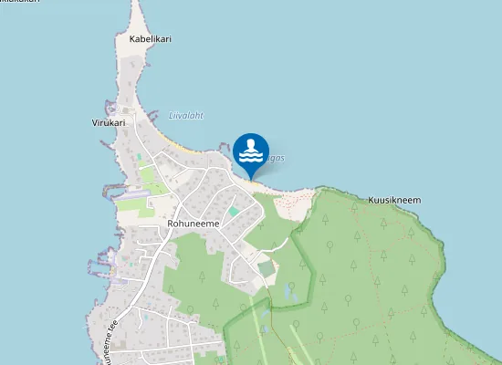 Map of Rohuneeme Otilõuka supelrand