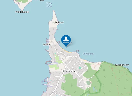 Map of Rohuneeme Liivalahe ujumiskoht