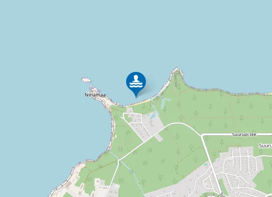 Map of Suurupi ujumiskoht
