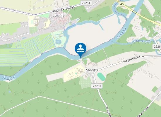 Map of Kaagvere Ujumiskoht