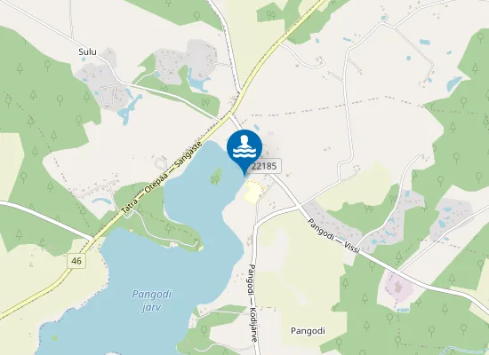 Map of Pangodi Unipiha Ujumiskoht