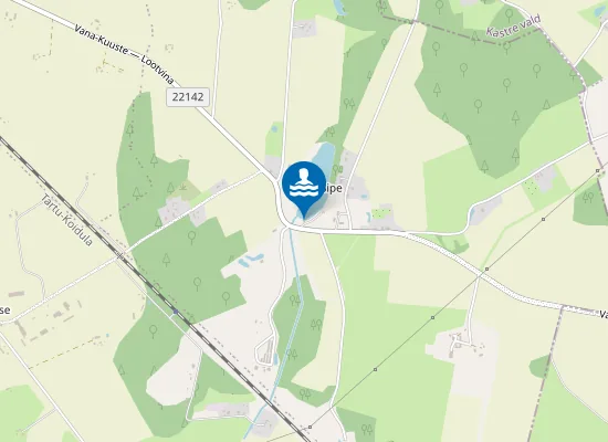 Map of Küti Järve Supelrand