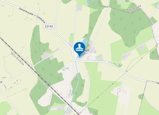 Map of Küti Järve Ujumiskoht