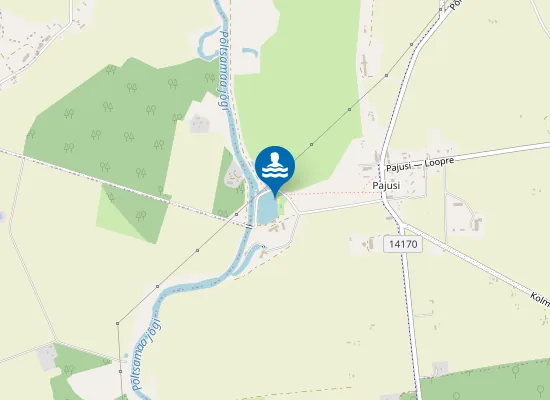 Map of Liivoja järve ujumiskoht