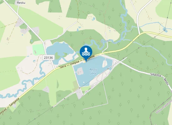 Map of Restu Karjääri Ujumiskoht