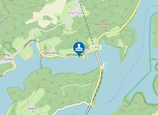 Map of BIGGESEE SCHNUETGENHOF