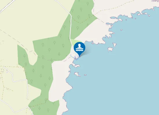 Map of Sandla ujumiskoht