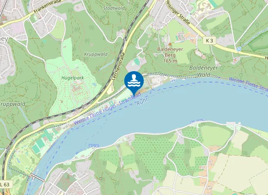 Map of SEASIDE BEACH BALDENEYSEE