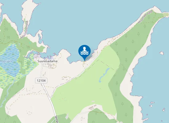 Map of Säärenina supelrand