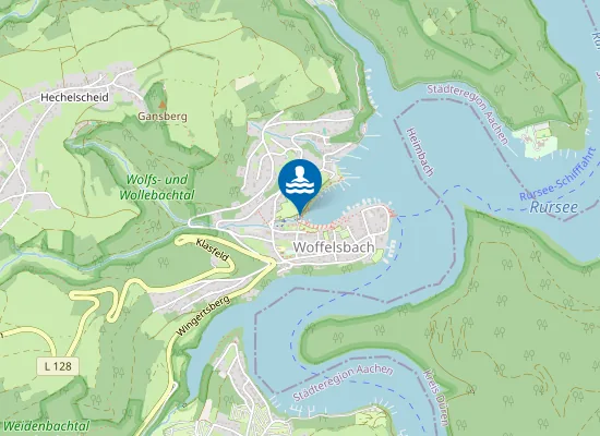 Map of WOFFELSBACHER BUCHT