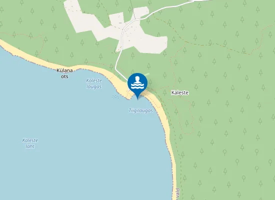 Map of Kaleste Ujumiskoht