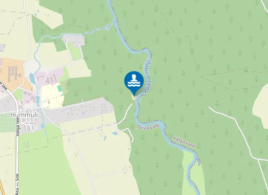 Map of Väikese Emajõe puhkeala supelrand