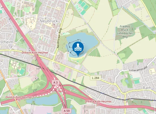 Map of RATHER SEE BADESTELLE