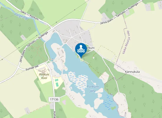 Map of Porkuni Kaieallika Supelrand