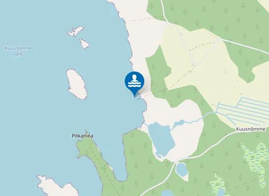 Map of Juurinina Ujumiskoht