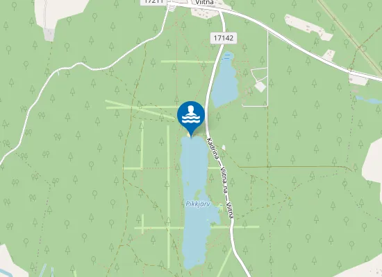 Map of Viitna ujumiskoht