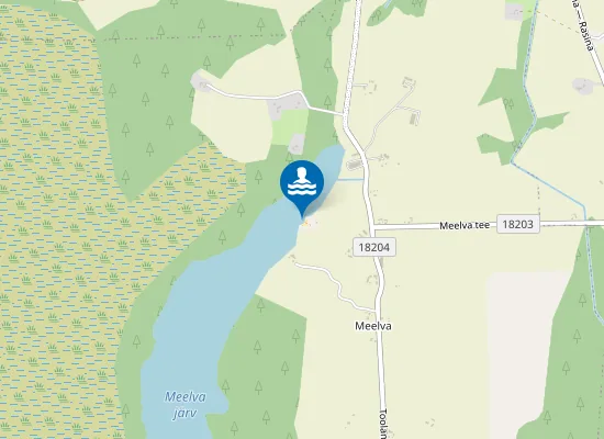 Map of Meelva Ujumiskoht
