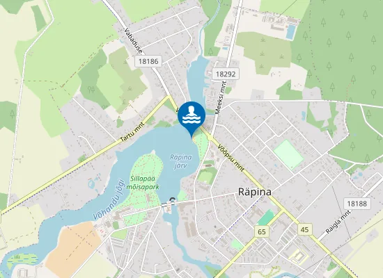 Map of Räpina Ujumiskoht