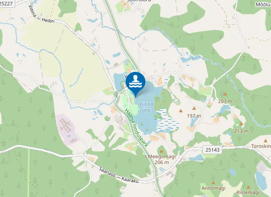 Map of Viitina Ujumiskoht