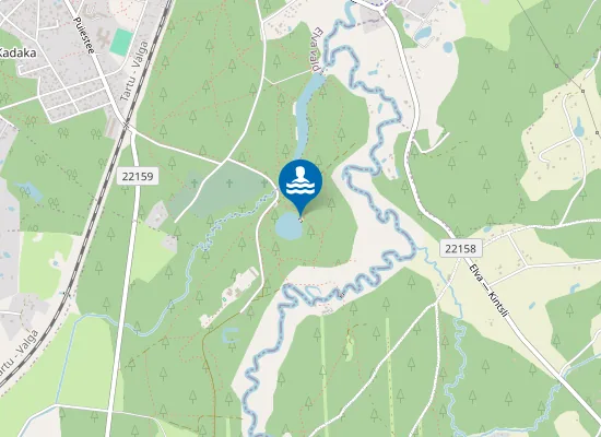 Map of Vaikse Järve Supelrand