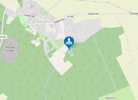 Map of Siimusti Konnaka ujumiskoht