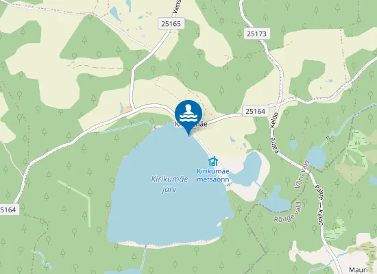 Map of Kirikumäe ujumiskoht