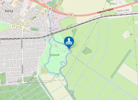 Map of Keila Mõisa supelrand