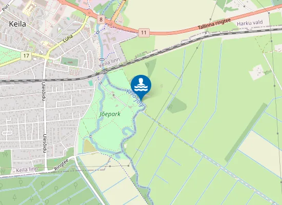 Map of Keila Mõisa ujumiskoht