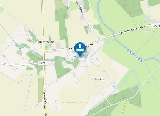 Map of Issaku Järve Supelrand