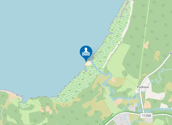 Map of Pudisoo supelrand