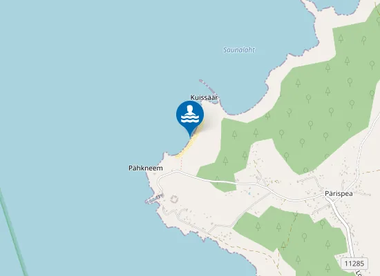 Map of Pähkneeme supelrand