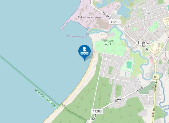 Map of Loksa Ujumiskoht
