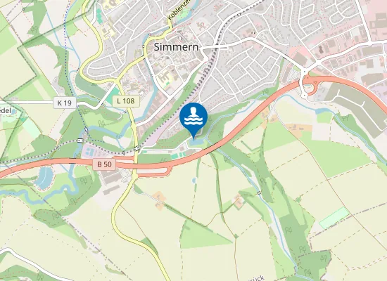 Map of FREIBAD SIMMERN