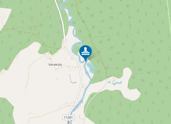 Map of Valgejõe Lihuniidu Ujumiskoht