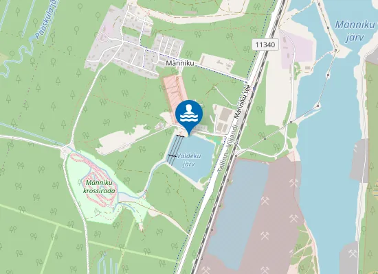 Map of Valdeku Järve Ujumiskoht