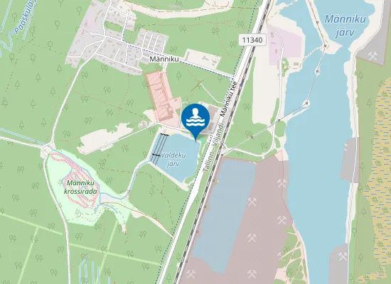 Map of Valdeku järve ujumiskoht