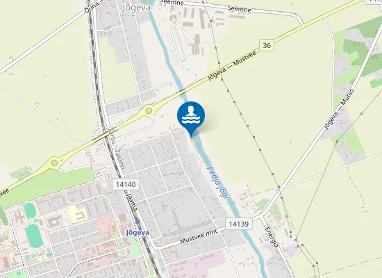 Map of Jõgeva linna supelrand