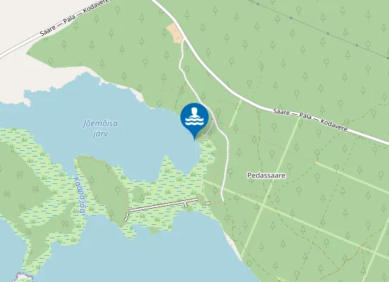 Map of Jõemõisa järve ujumiskoht