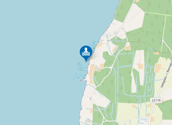 Map of Rannaküla Ujumiskoht