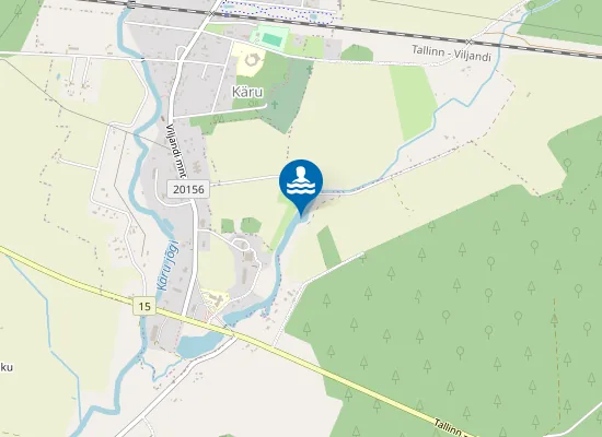 Map of Käru ujumiskoht